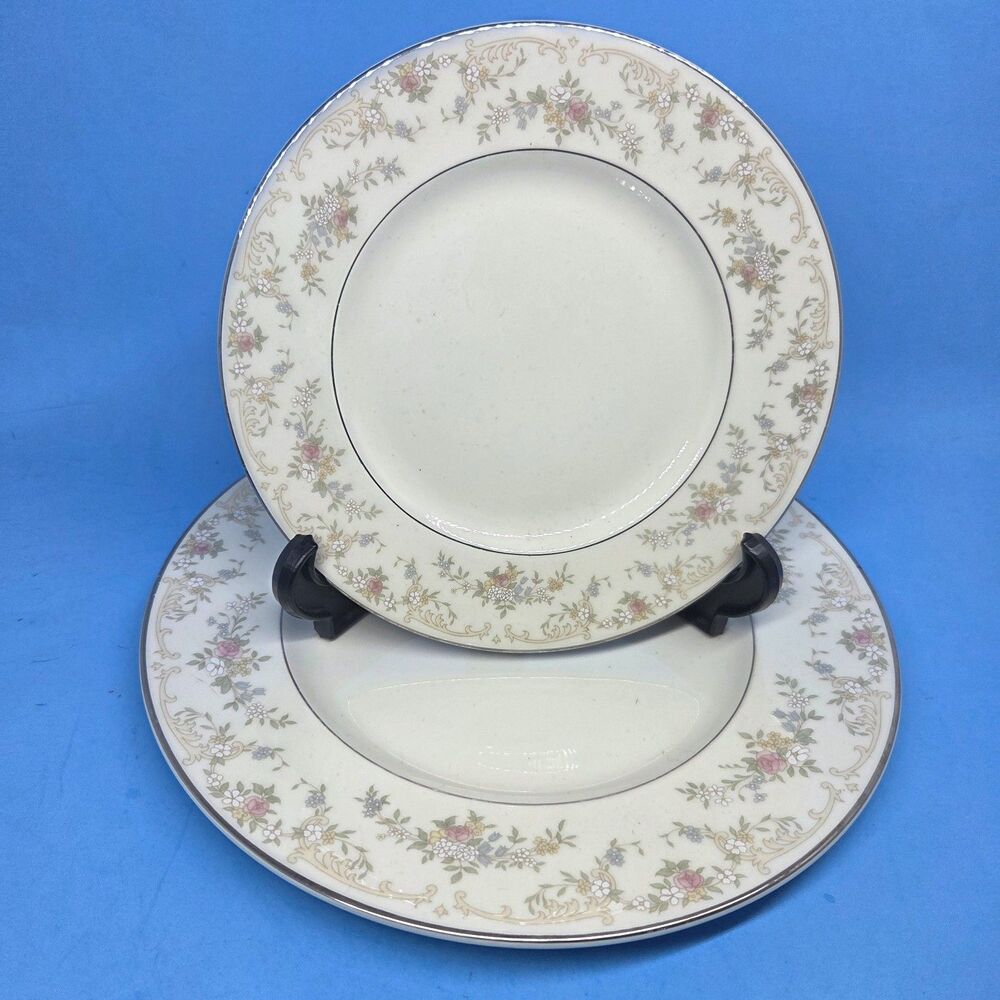 Royal Doulton DIANA Romance Collection 10 3/4" Dinner Plate And 8" Salad Plate
